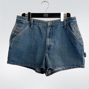 Vintage 90s Y2K No Excuses High Waist Vintage Jean Short Shorts 13/14